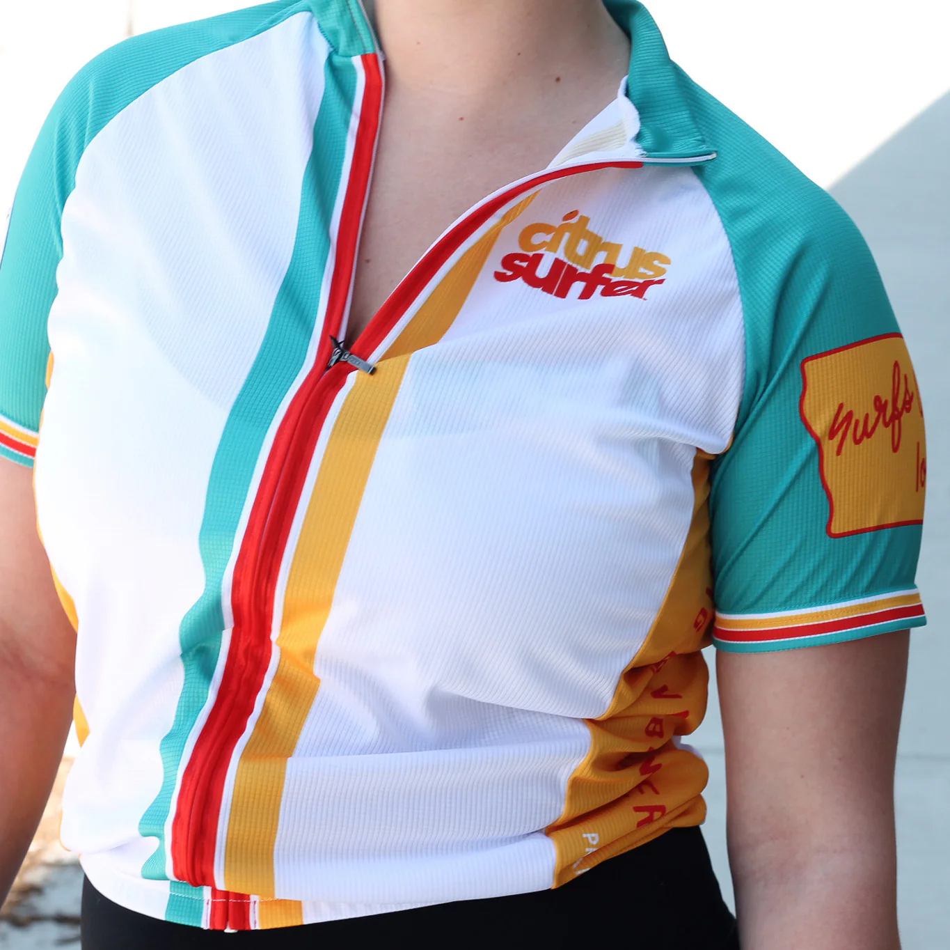Classic Citrus Surfer Bike Jersey - Image 4