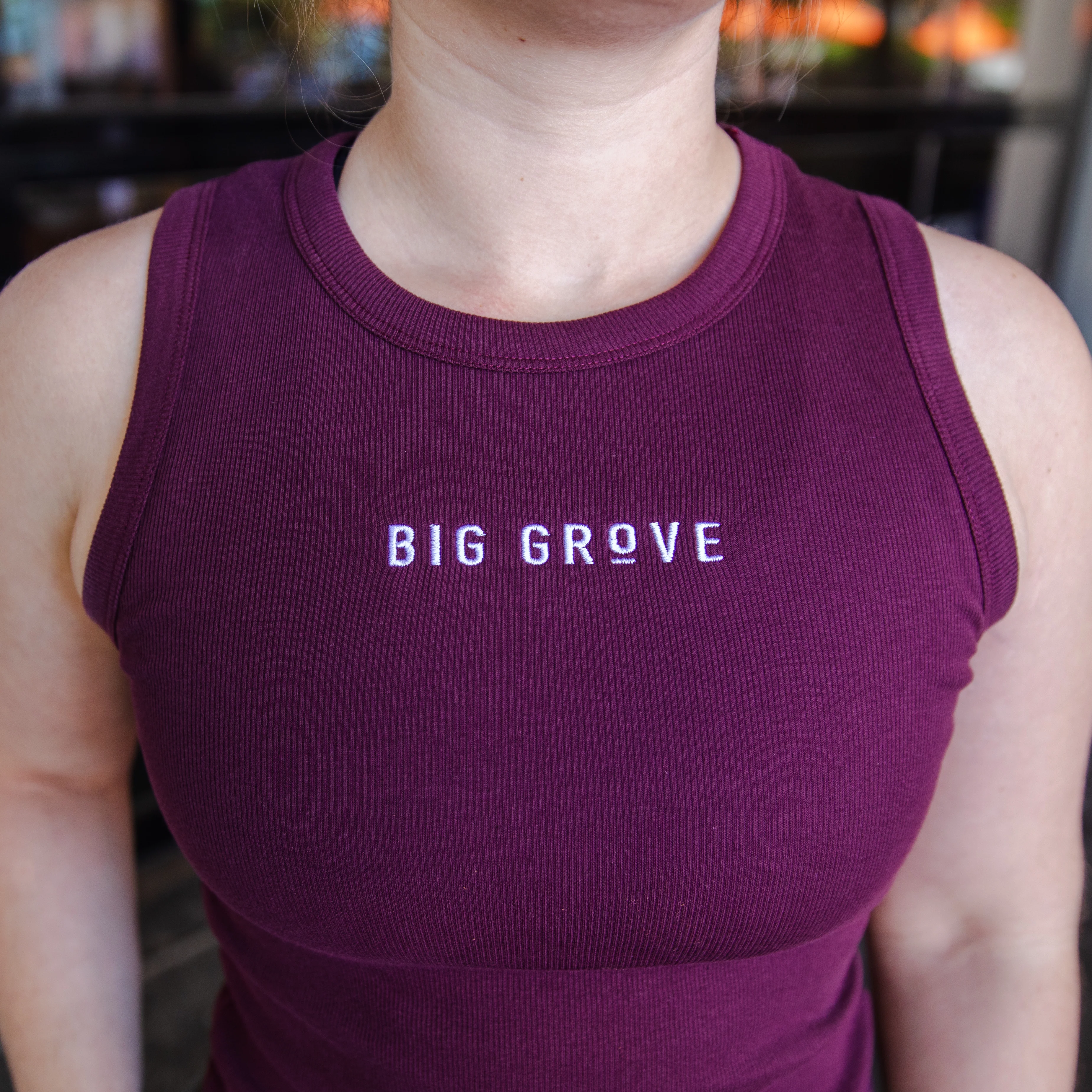 Cropped Ribbed Tank - Image 5