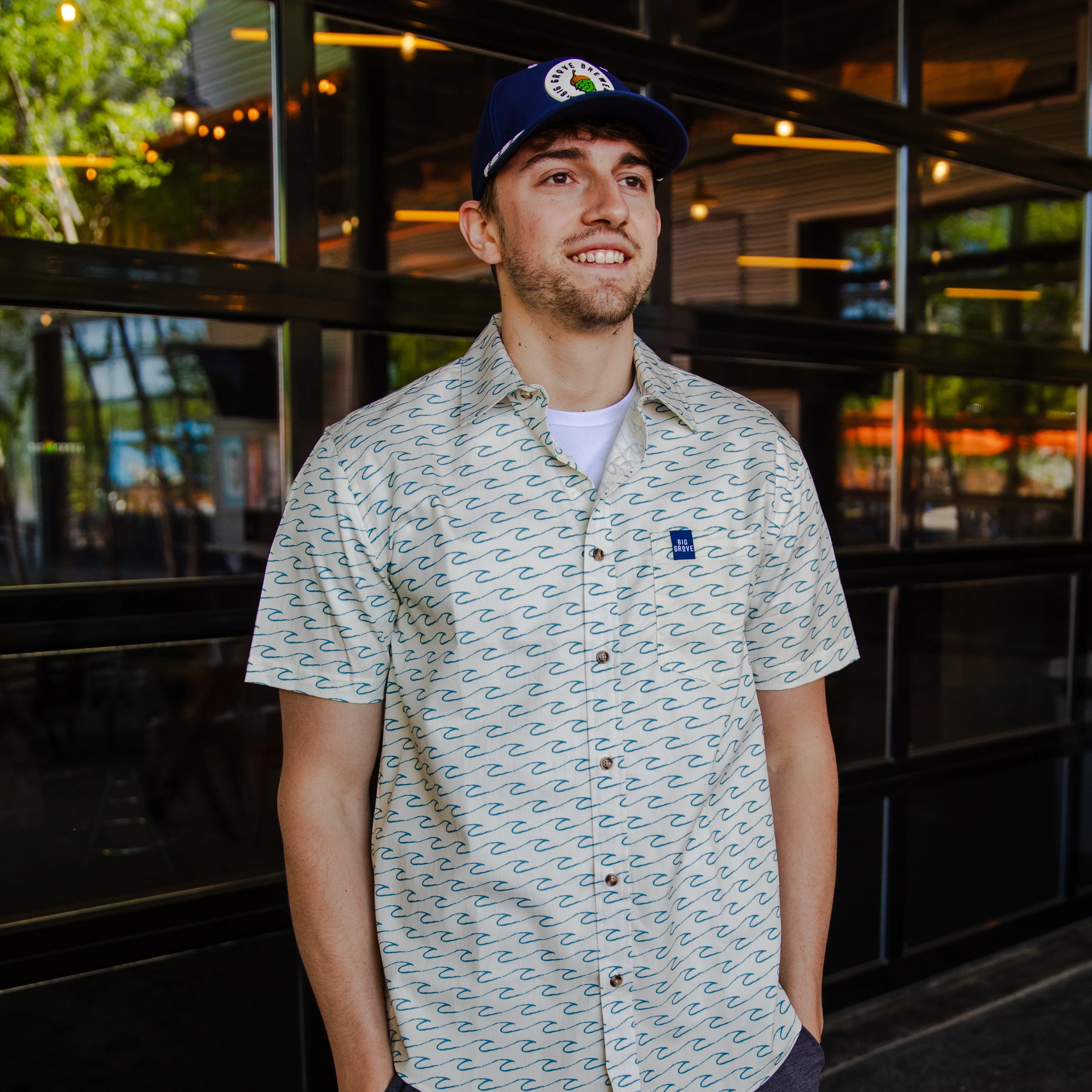 Easy Eddy Wave Button Down - Image 2